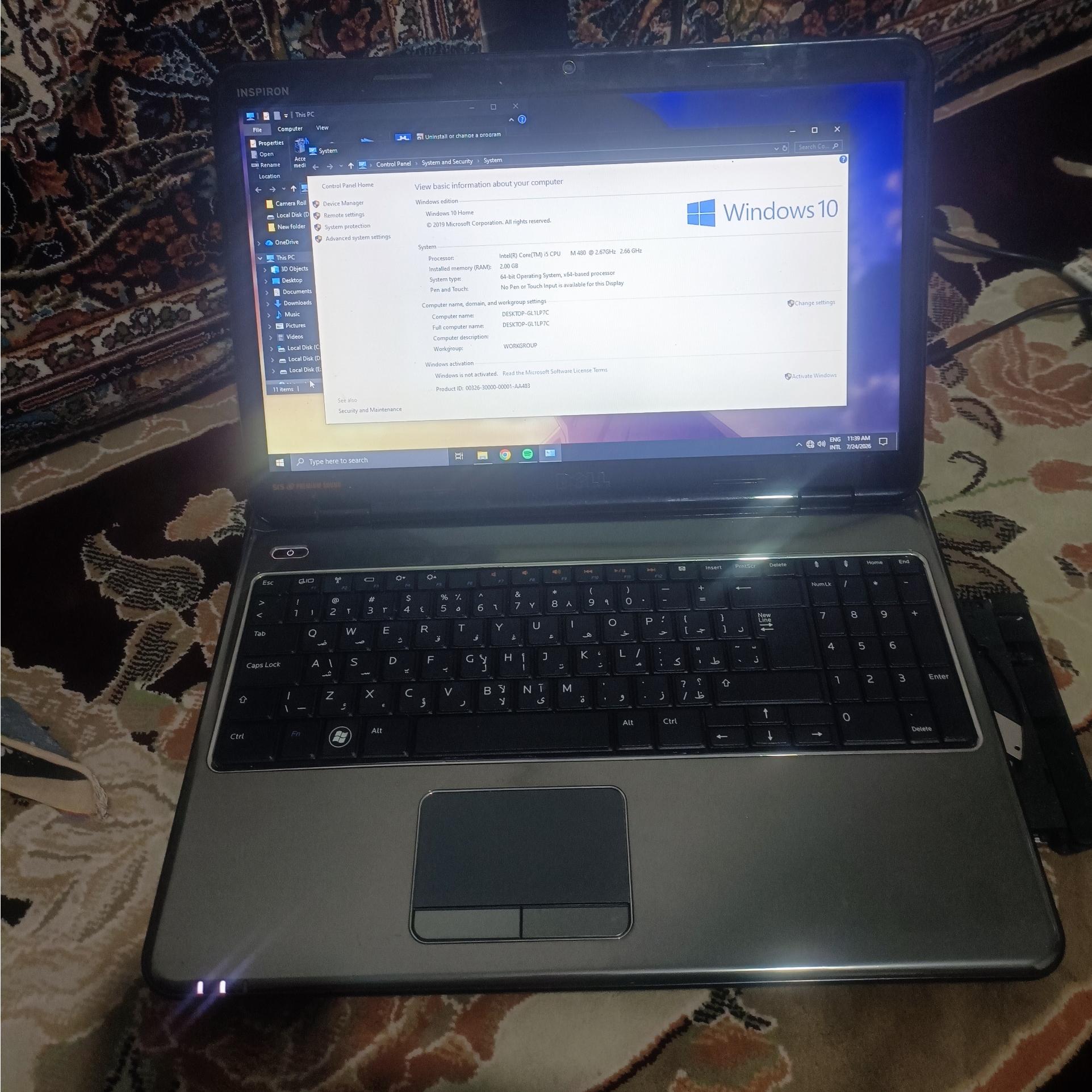 لپ تاپ دل i5
