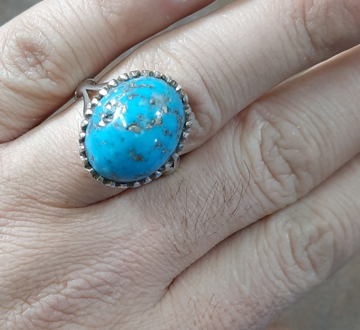 انگشتر نقره فیروزه