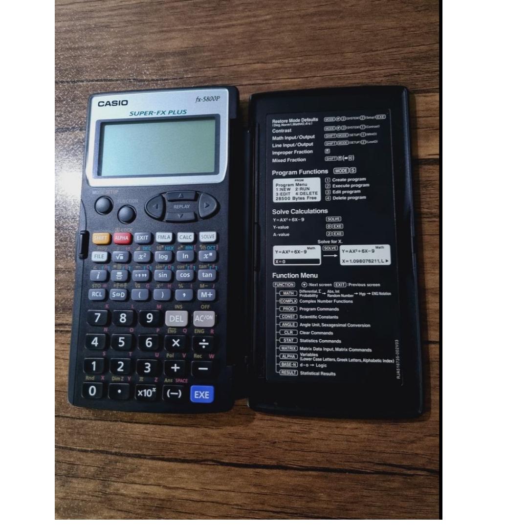 ماشین حساب کاسیو مدل FX-5800P