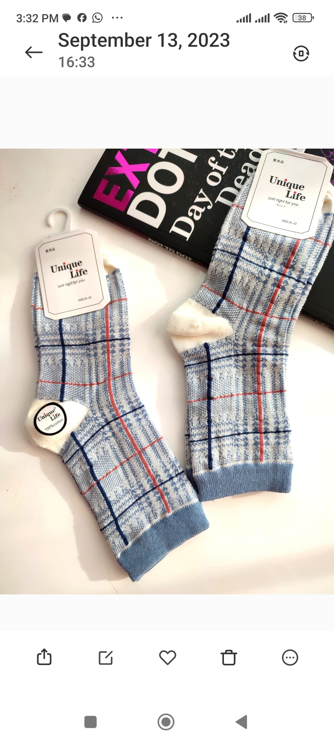 جوراب نیمساق نخی زنانه خارجی