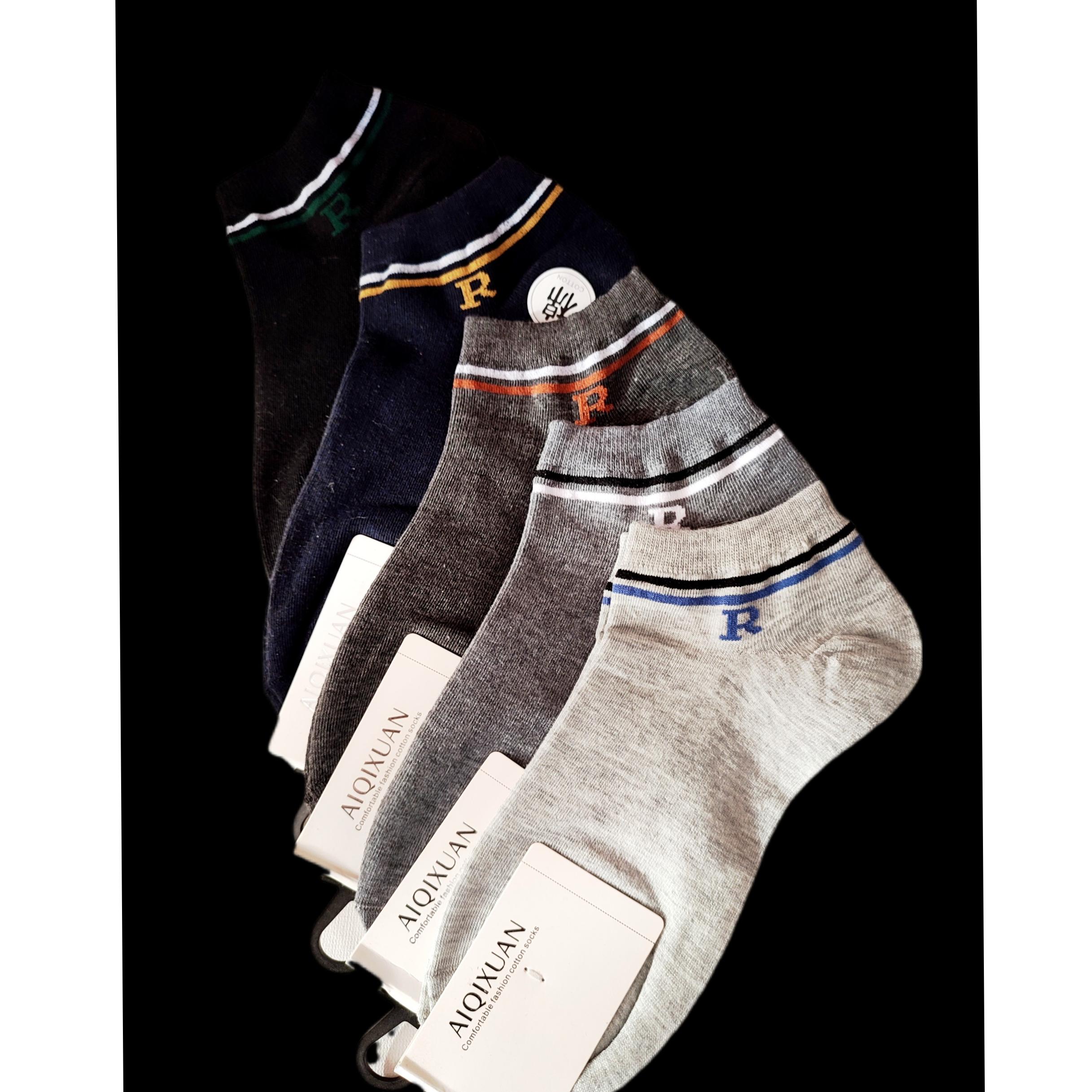 جوراب نخی مردانه پک پنج جفتی