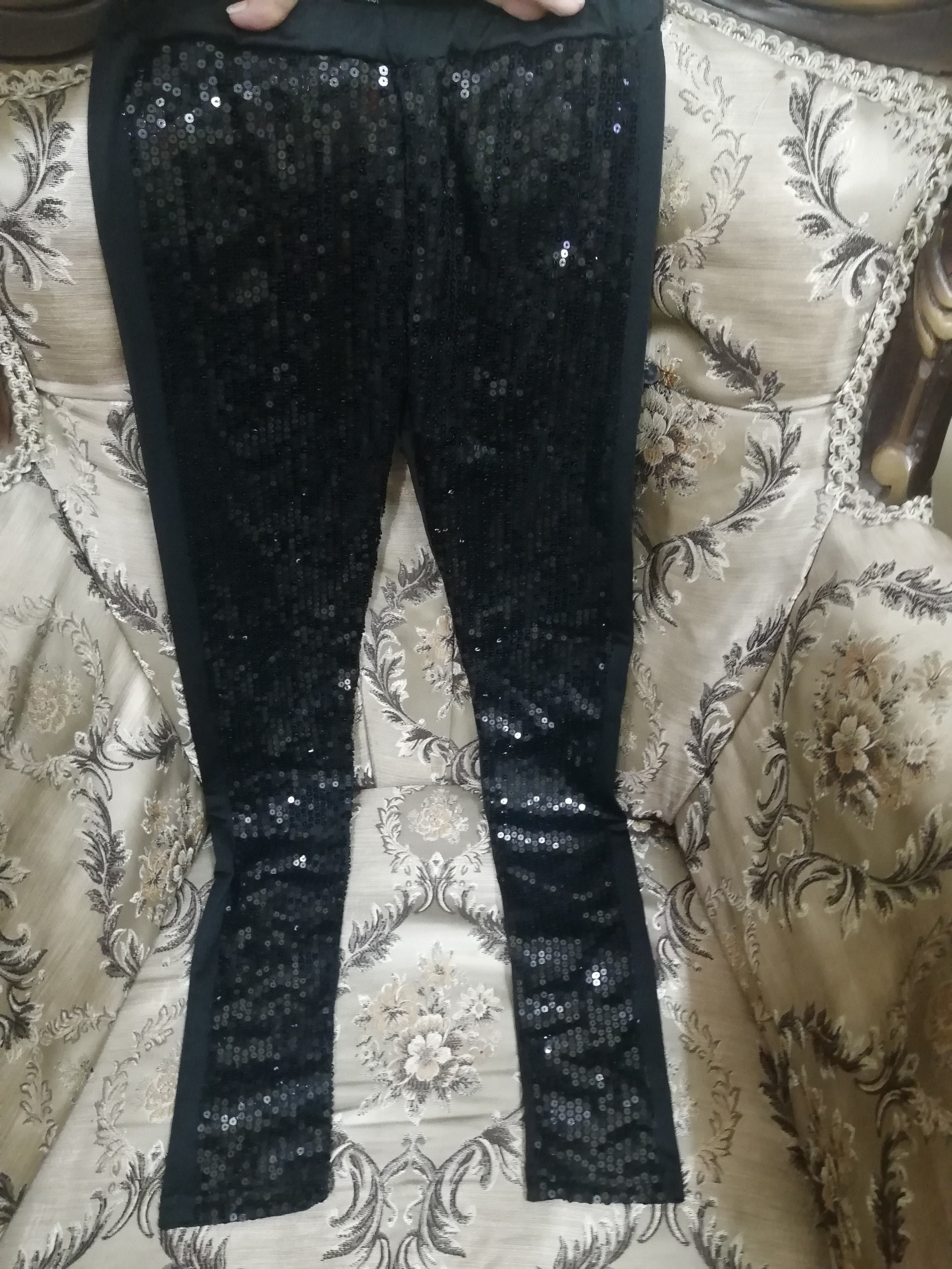 شلوار پولک کارشده و شیک (توضیح داره)