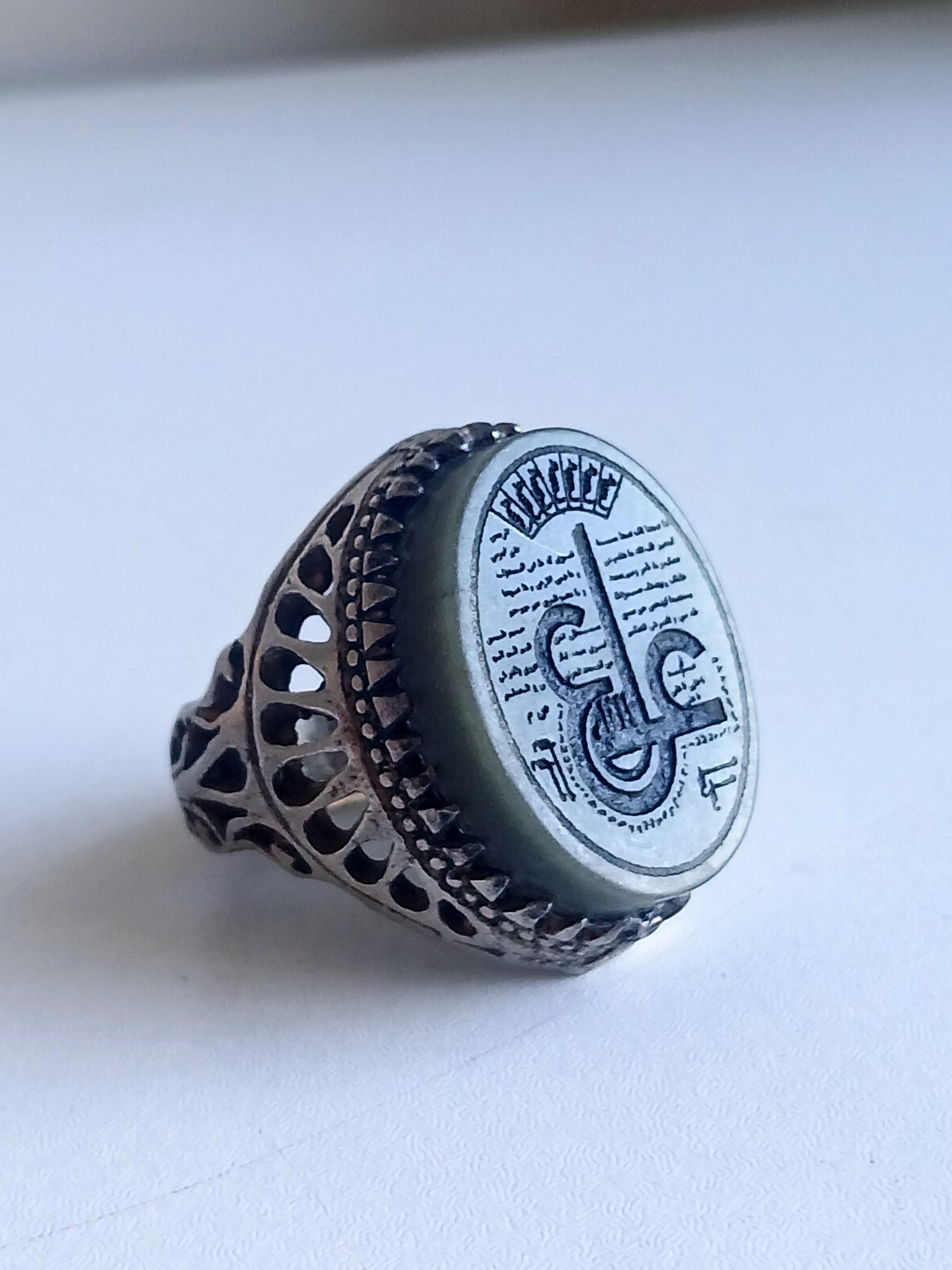 انگشتر یشم یاعلی کیفیت فوق العاده زیبا