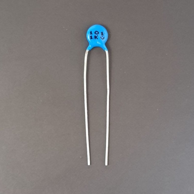 خازن C2D00100YKSL   101 , 1KV00 (پک 20 عددی)
