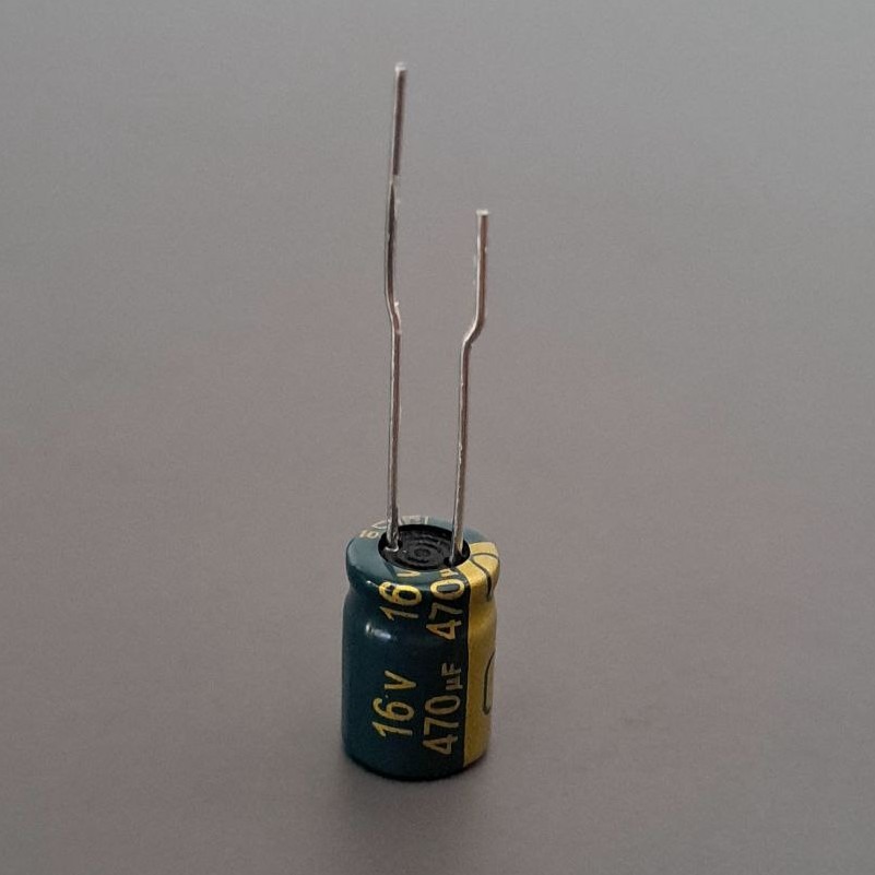 خازن C2D81470GL0CL 470µF,16V(پک20تایی)