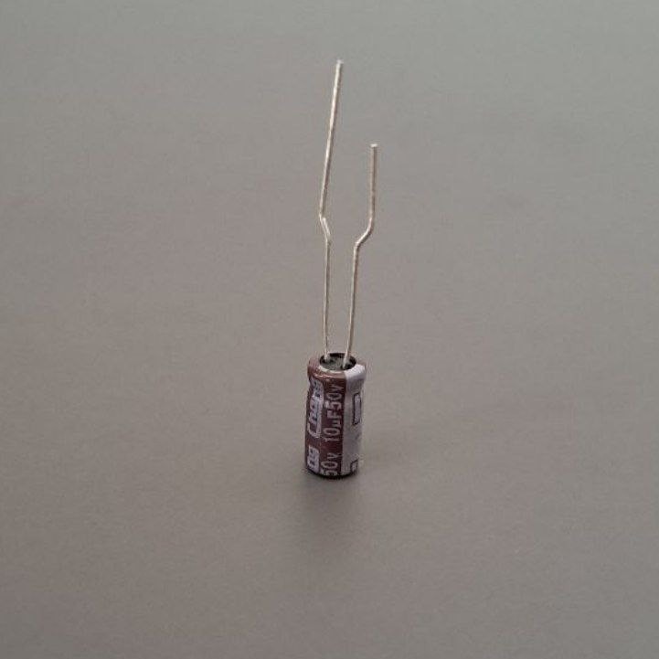 خازن C2DBYR10RTJFL 10µf,50V (پک20تایی)