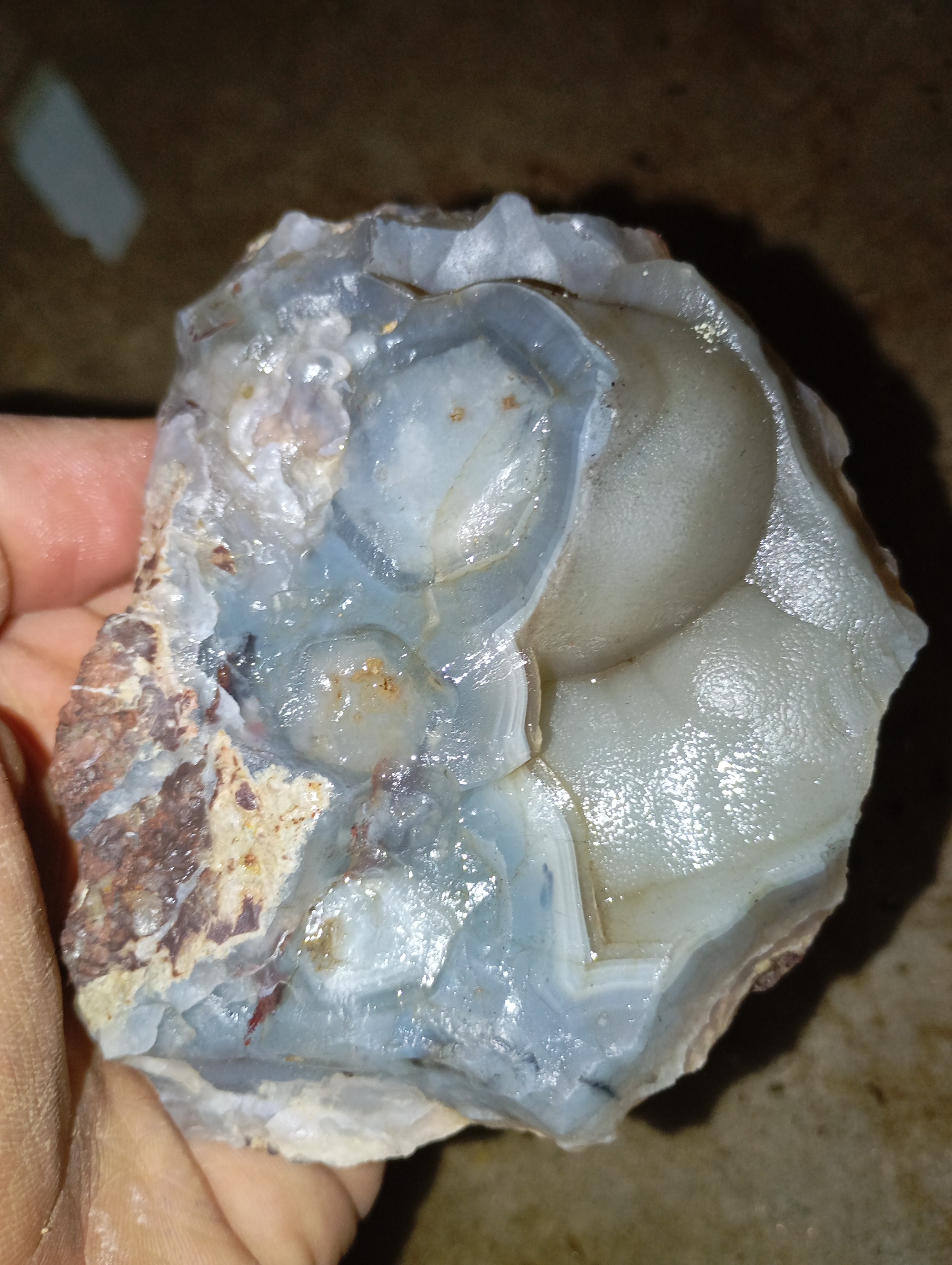 سنگ راف عقیق کبود اصلی