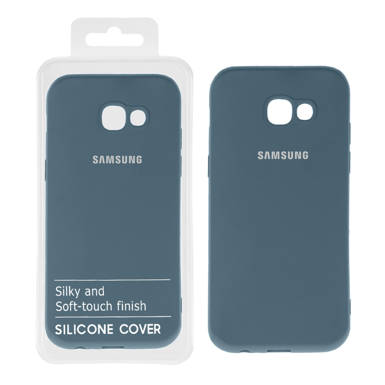 قاب نیو سیلیکون سامسونگ A5 (2017) آبی فیلی