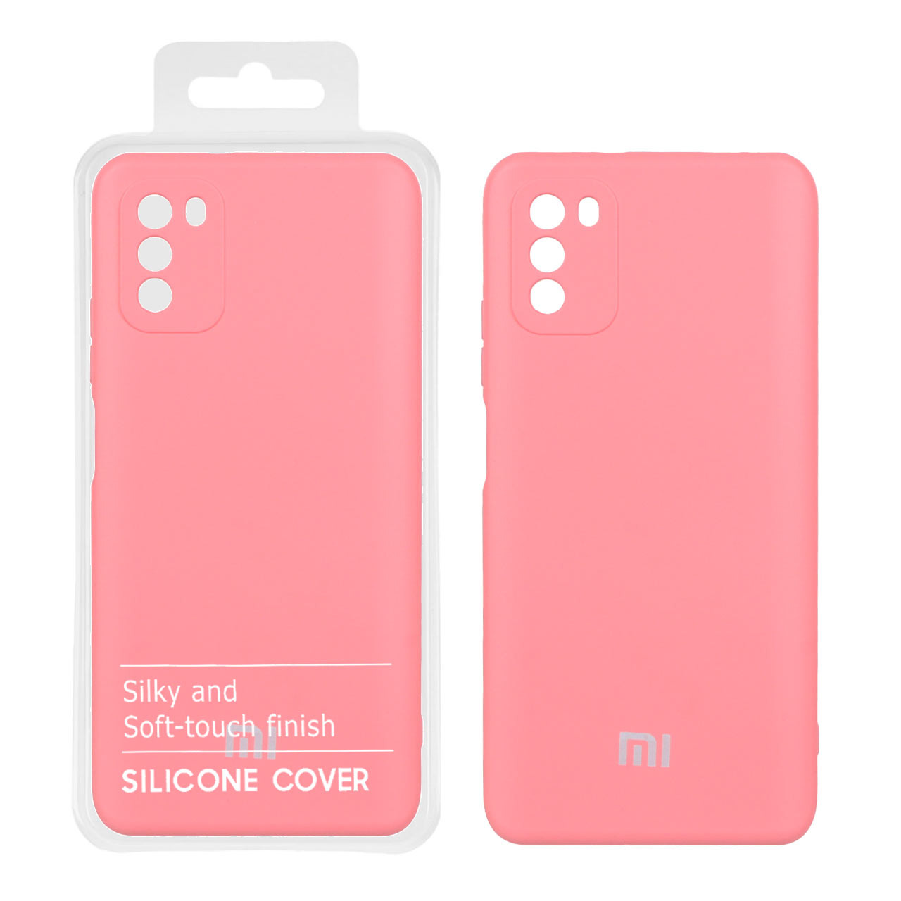 قاب نیو سیلیکون شیائومی Poco M3 صورتی