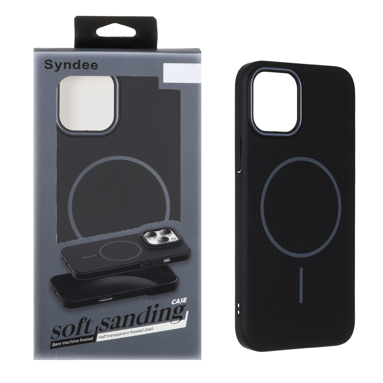 قاب اورجینال syndee پشت سخت آیفون 12 مشکی