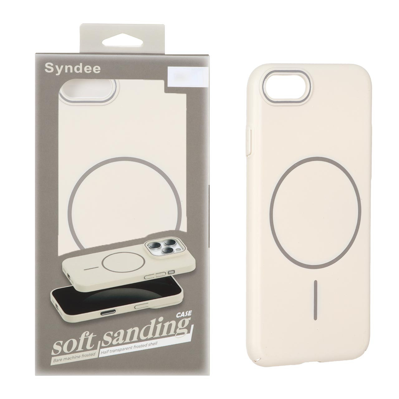 قاب اورجینال syndee پشت سخت آیفون 8 کرم