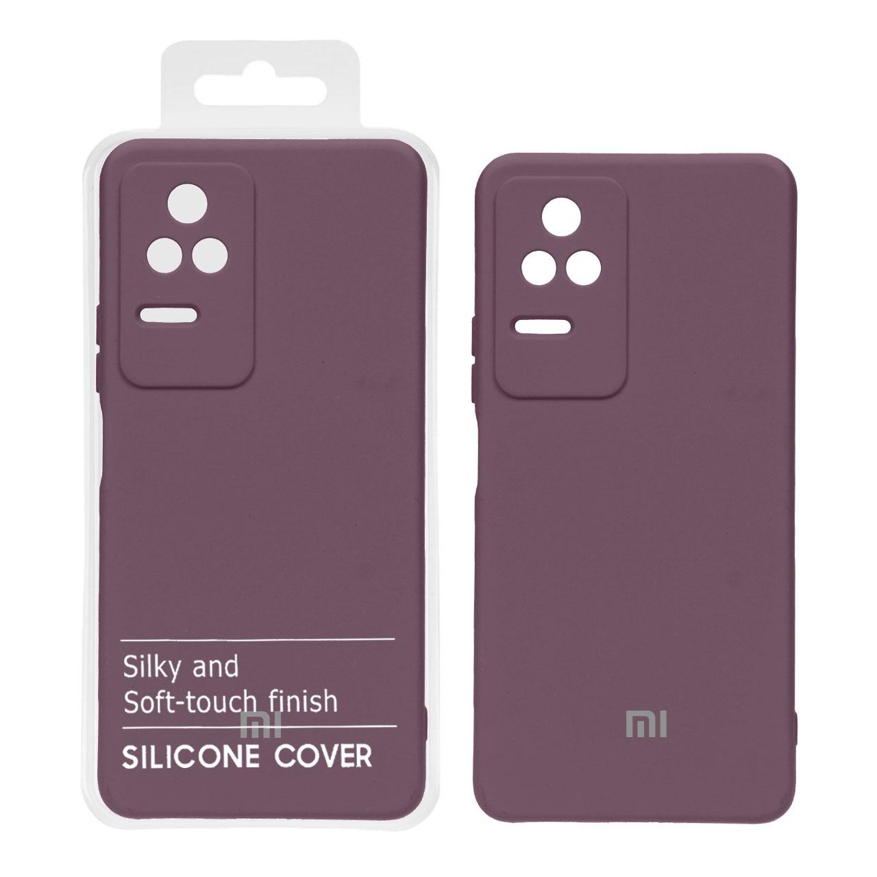 قاب نیو سیلیکون شیائومی Poco F4 بادمجانی