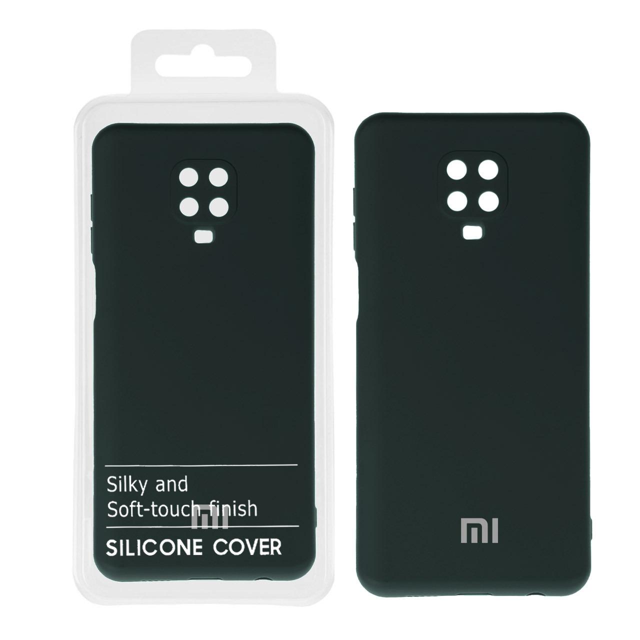 قاب نیو سیلیکون شیائومی Note 9 Pro سبز تیره