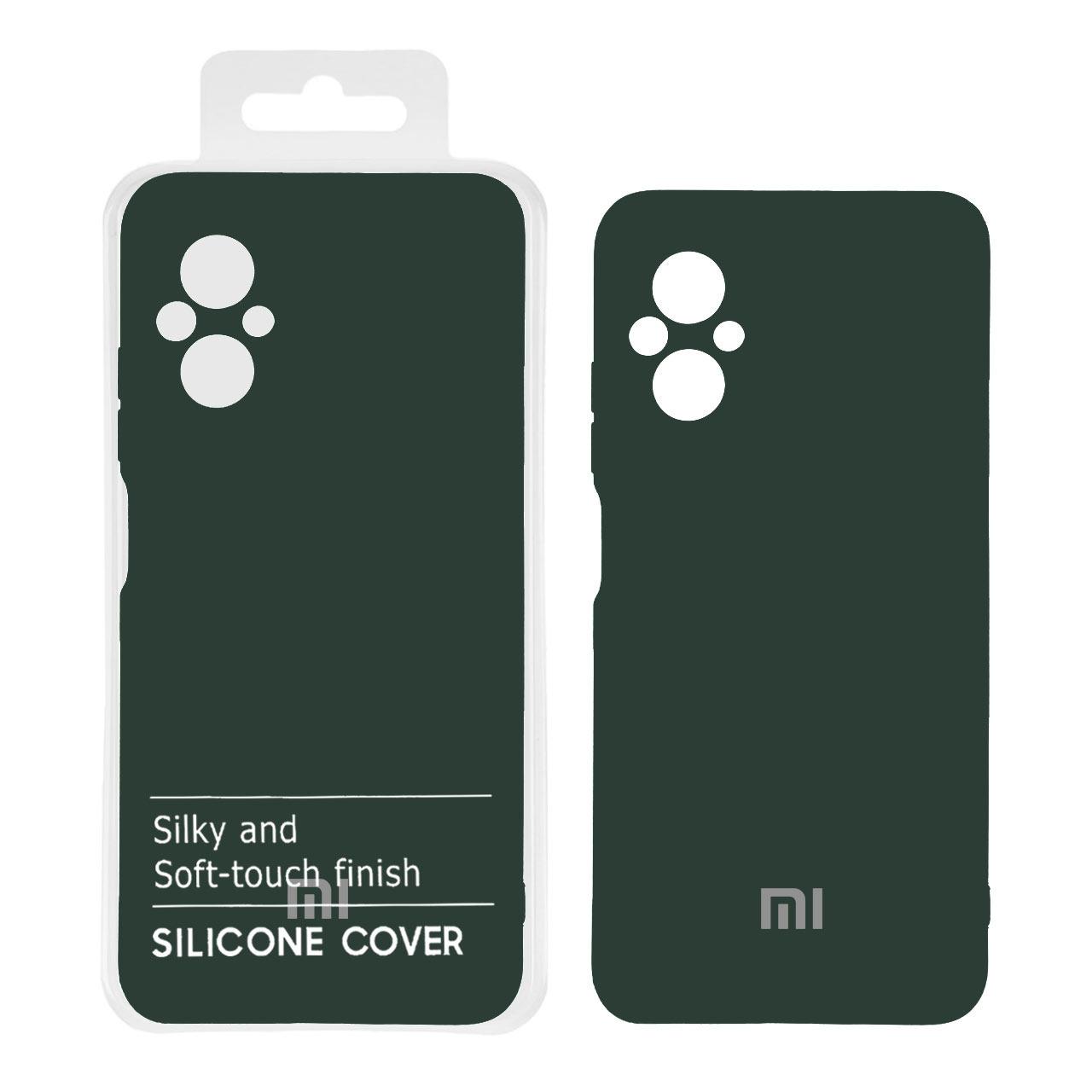قاب نیو سیلیکون شیائومی Poco M5 سبز تیره