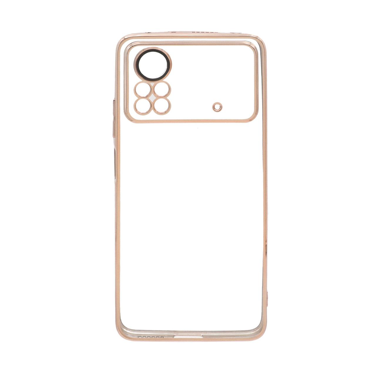 قاب نیو الکتروپلیتینگ شیائومی Poco X4 Pro طلایی