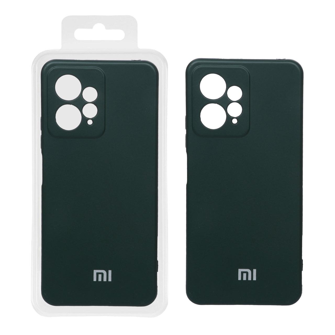 قاب نیو سیلیکون شیائومی Note 12 4G سبز تیره