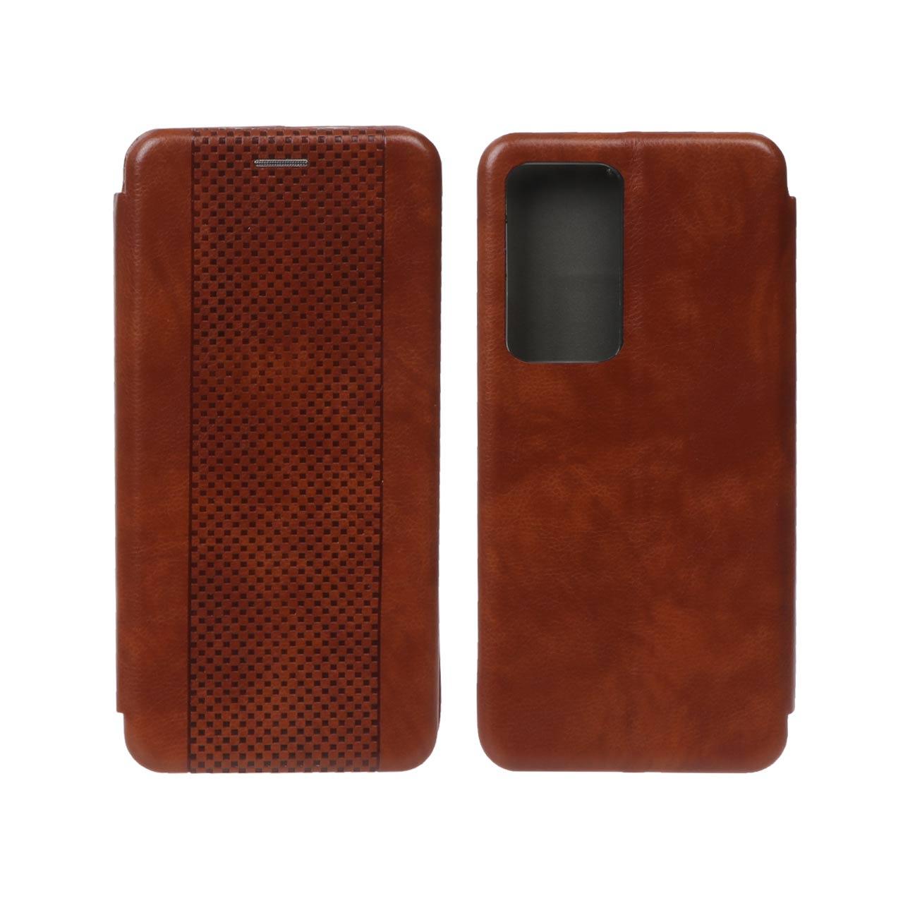 کیف چرمی مغناطیسی حصیری شیائومی Poco F4 عسلی