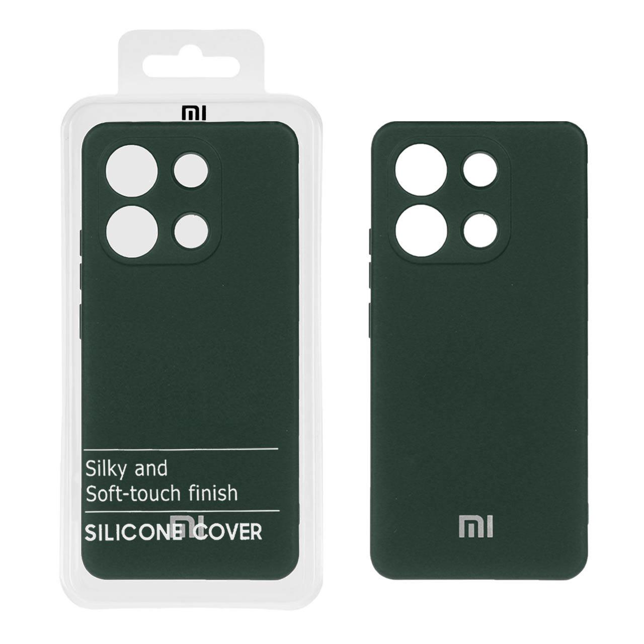 قاب نیو سیلیکون شیائومی Note 13 4G سبز