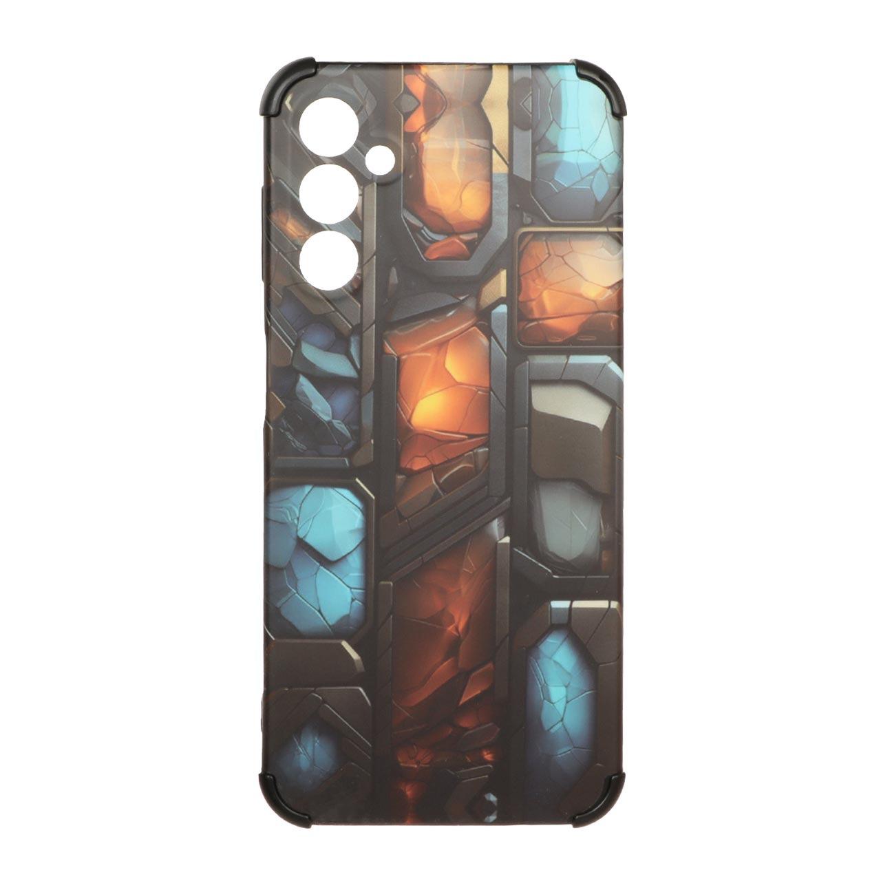 قاب طرح دار بامپردار سامسونگ A14 کد7