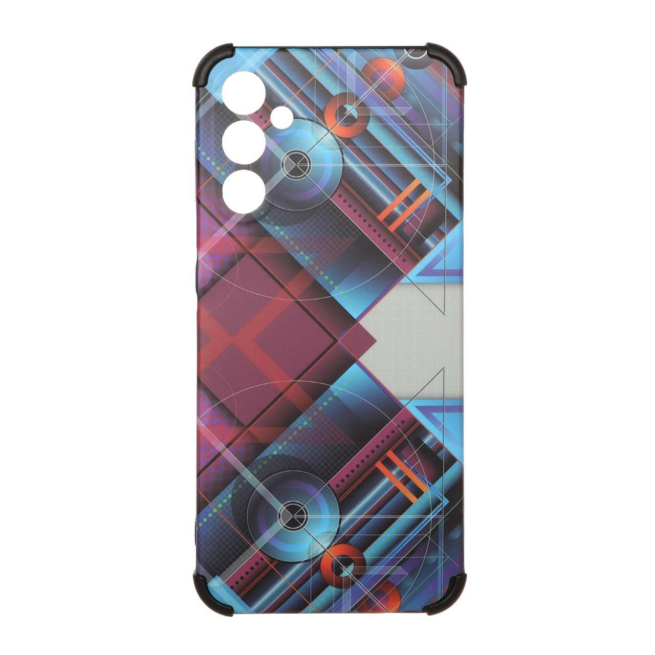 قاب طرح دار بامپردار سامسونگ A14 کد8