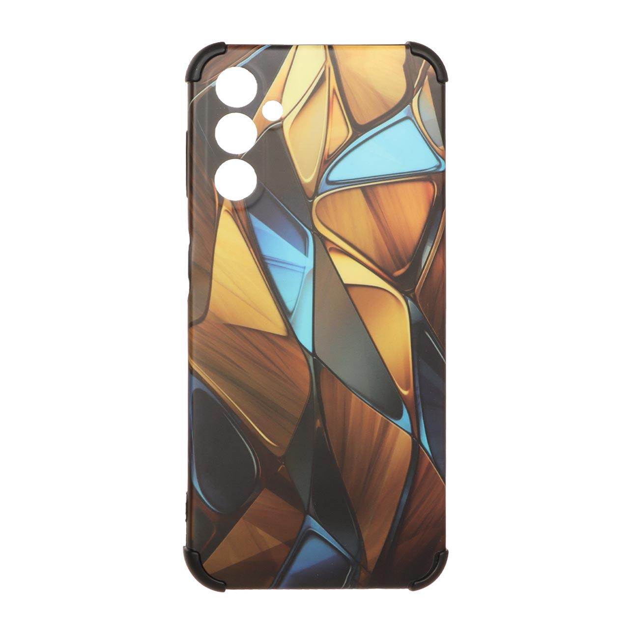 قاب طرح دار بامپردار سامسونگ A14 کد12