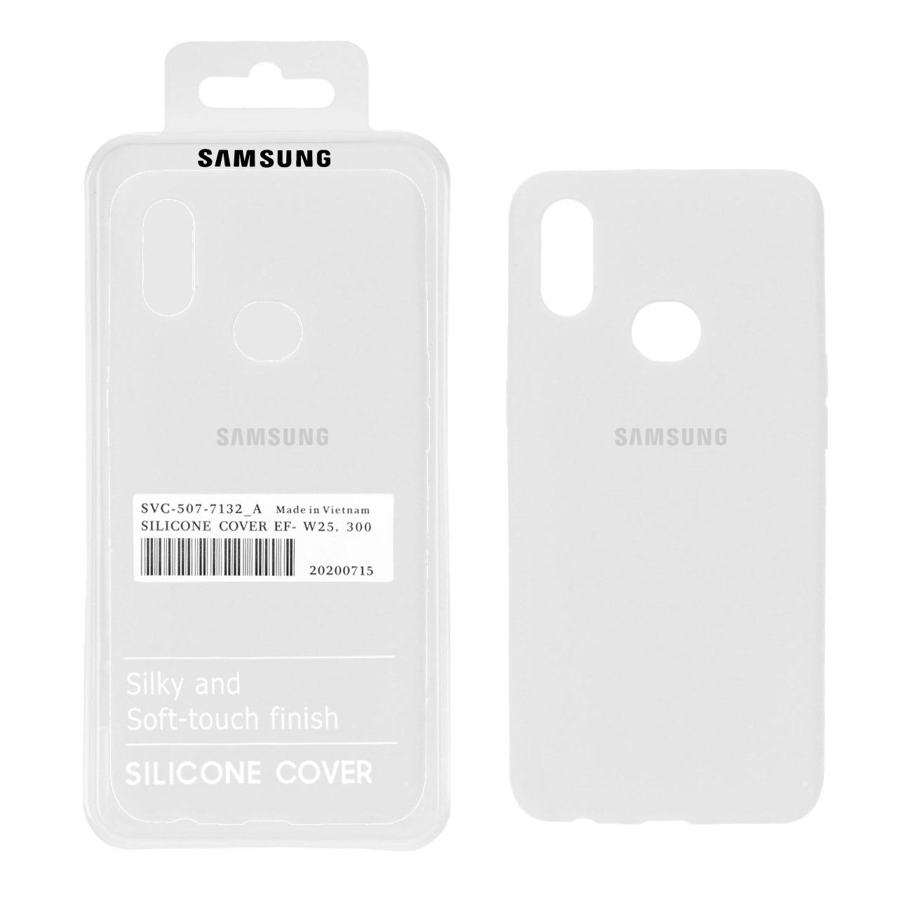 قاب سیلیکونی پاک کنی اورجینال سامسونگ A10s سفید