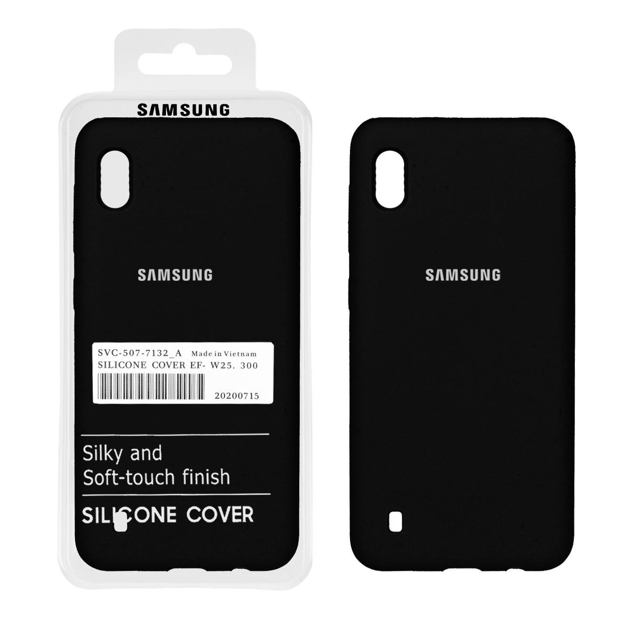 قاب سیلیکونی پاک کنی اورجینال سامسونگ A10 مشکی