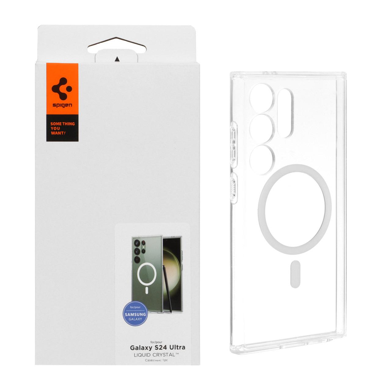 قاب spigen اورجینال ژله ای شفاف سامسونگ S24 Ultra