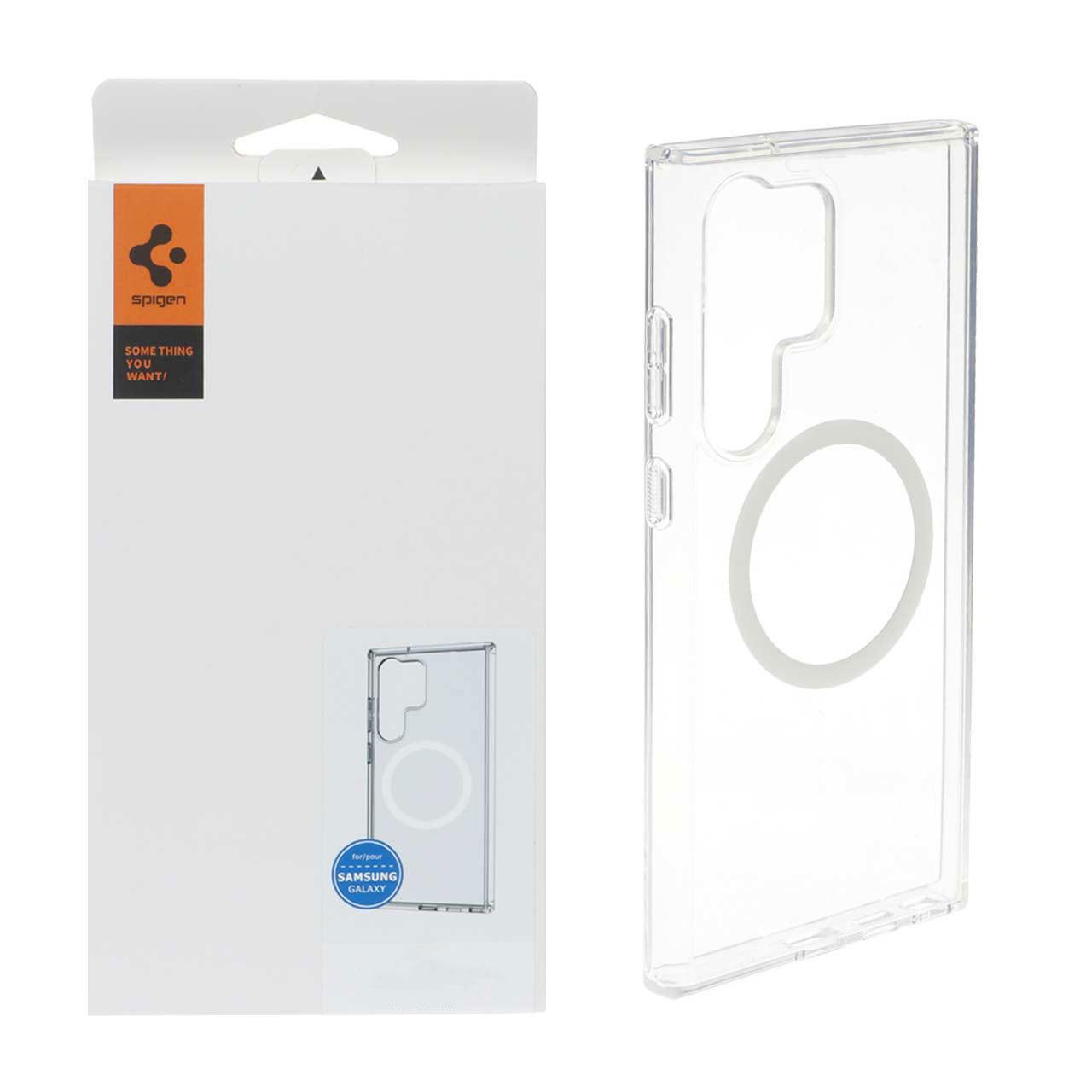 قاب spigen اورجینال ژله ای شفاف سامسونگ S24 Ultra