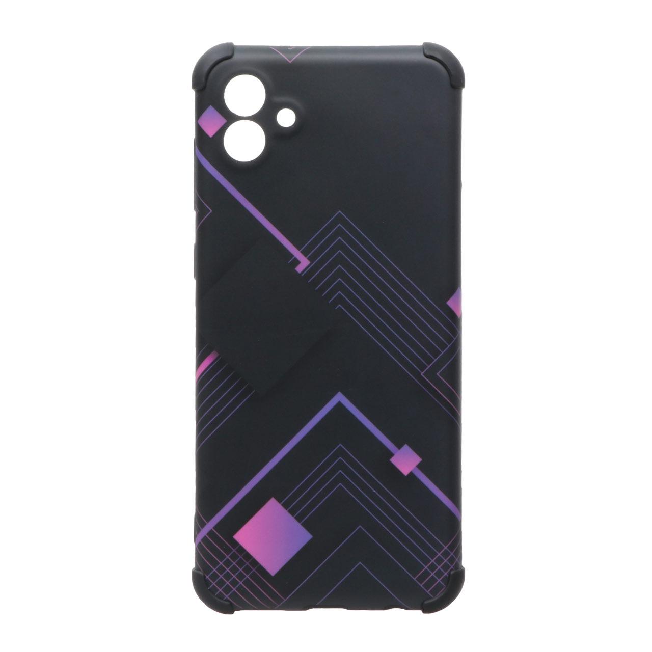 قاب طرح دار بامپردار سامسونگ A04 کد1