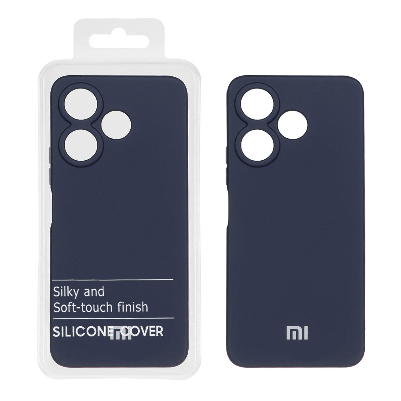 قاب نیو سیلیکون شیایومی Redmi 13 4G سرمه ای روشن