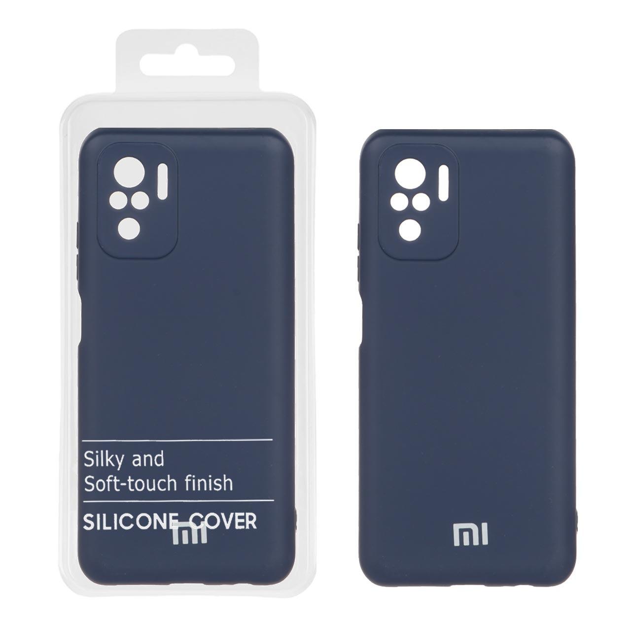 قاب نیو سیلیکون شیایومی Note 10 4G سرمه ای