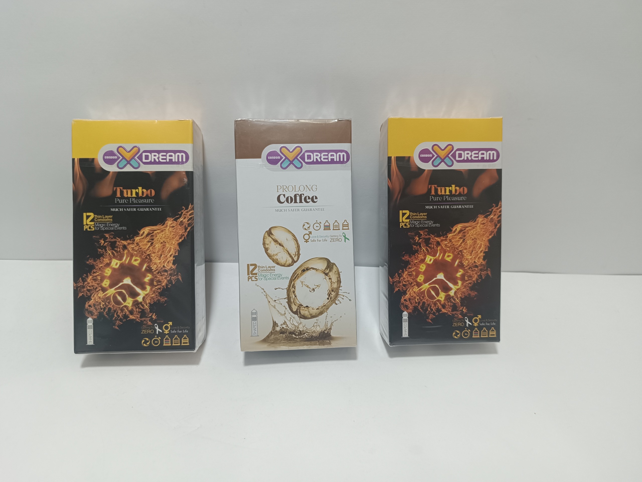 کاندوم x-dream سه بسته 12 تایی