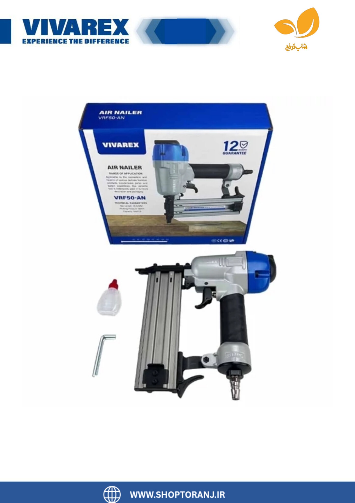 میخکوب بادی 5 سانتیمتر ویوارکس VRF50-AN