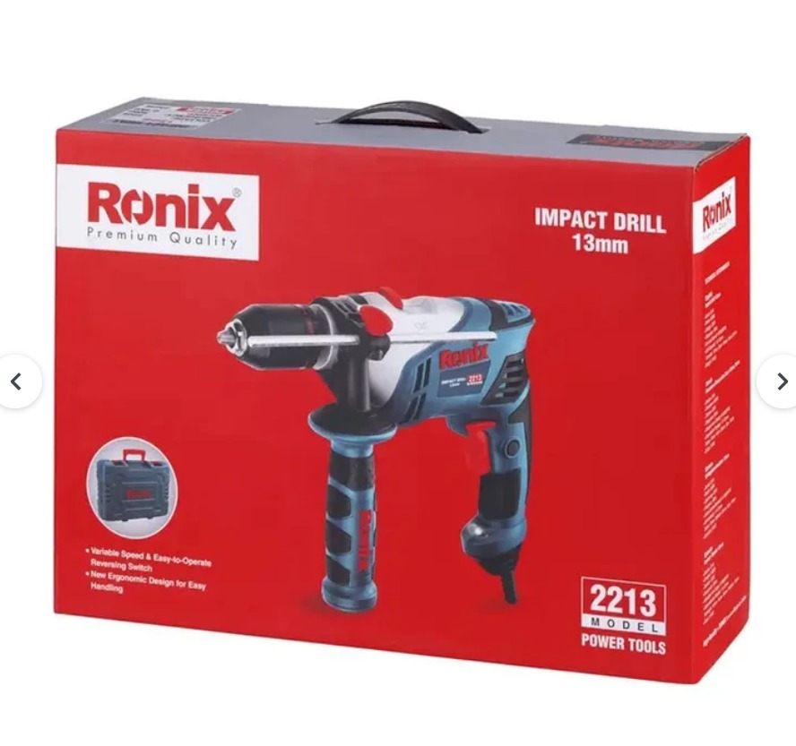 دریل برقی چکشی خودکار 2213 گارانتی 12 ماهه رونیکس