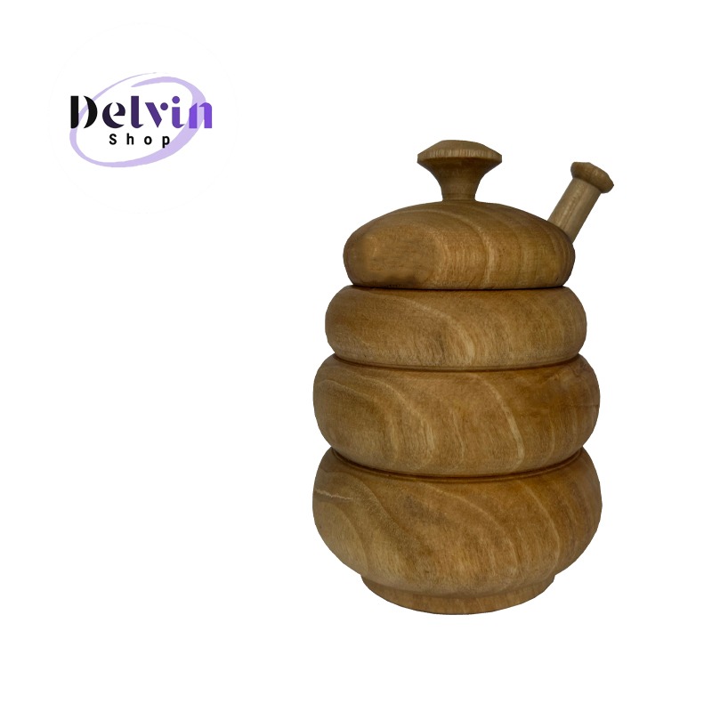 عسلخوری چوبی طرح کندو