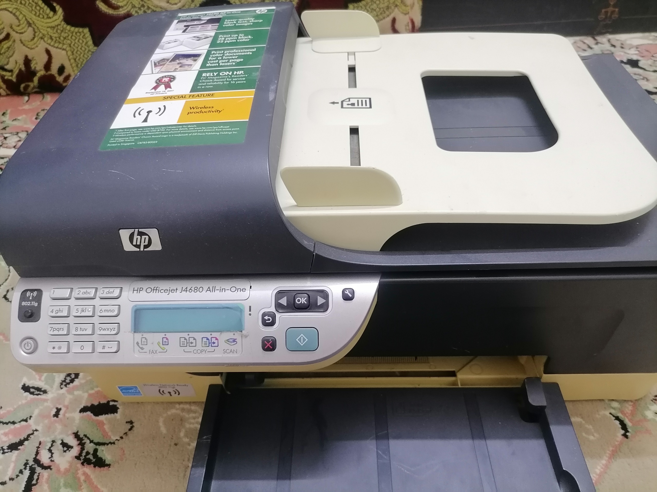 پرینتر hp j4680 دارای wifi