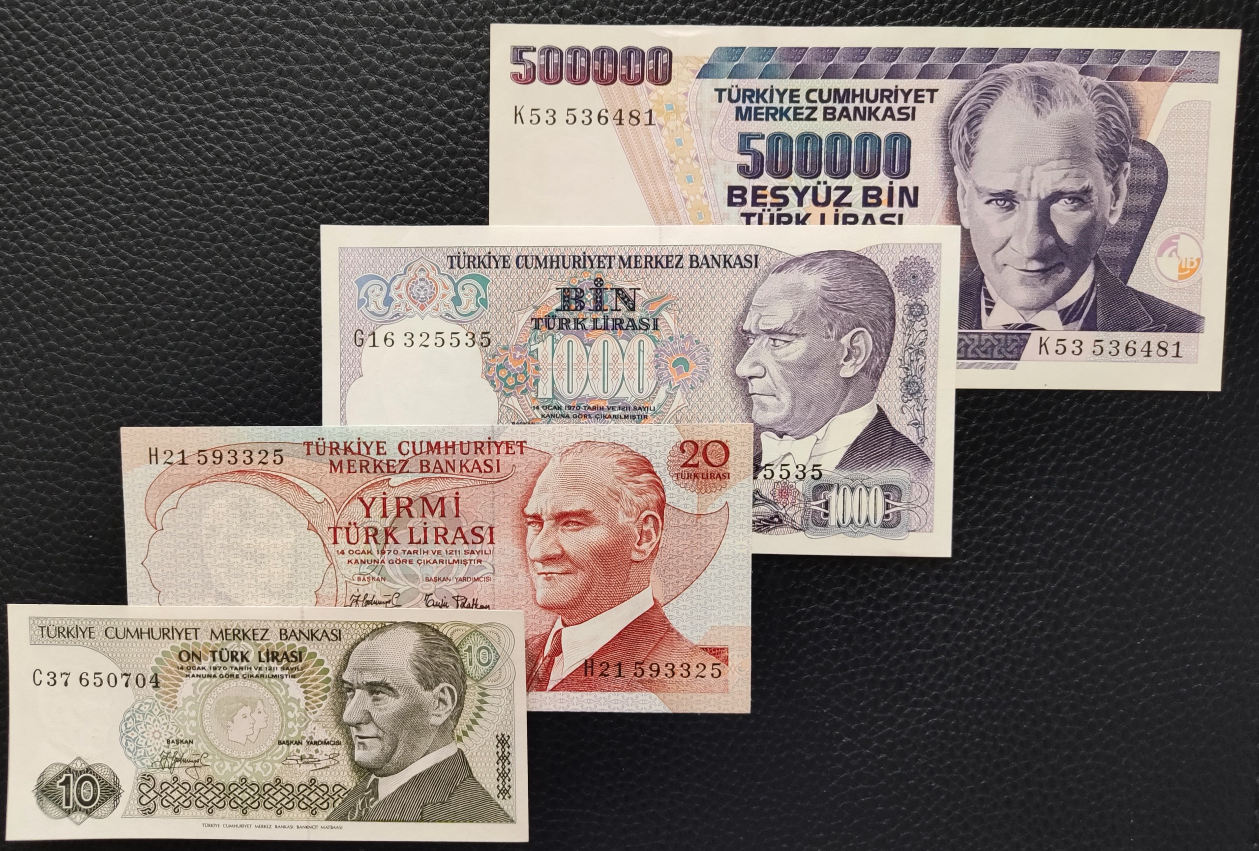 ست اسکناس خارجی کمیاب ( ترکیه )