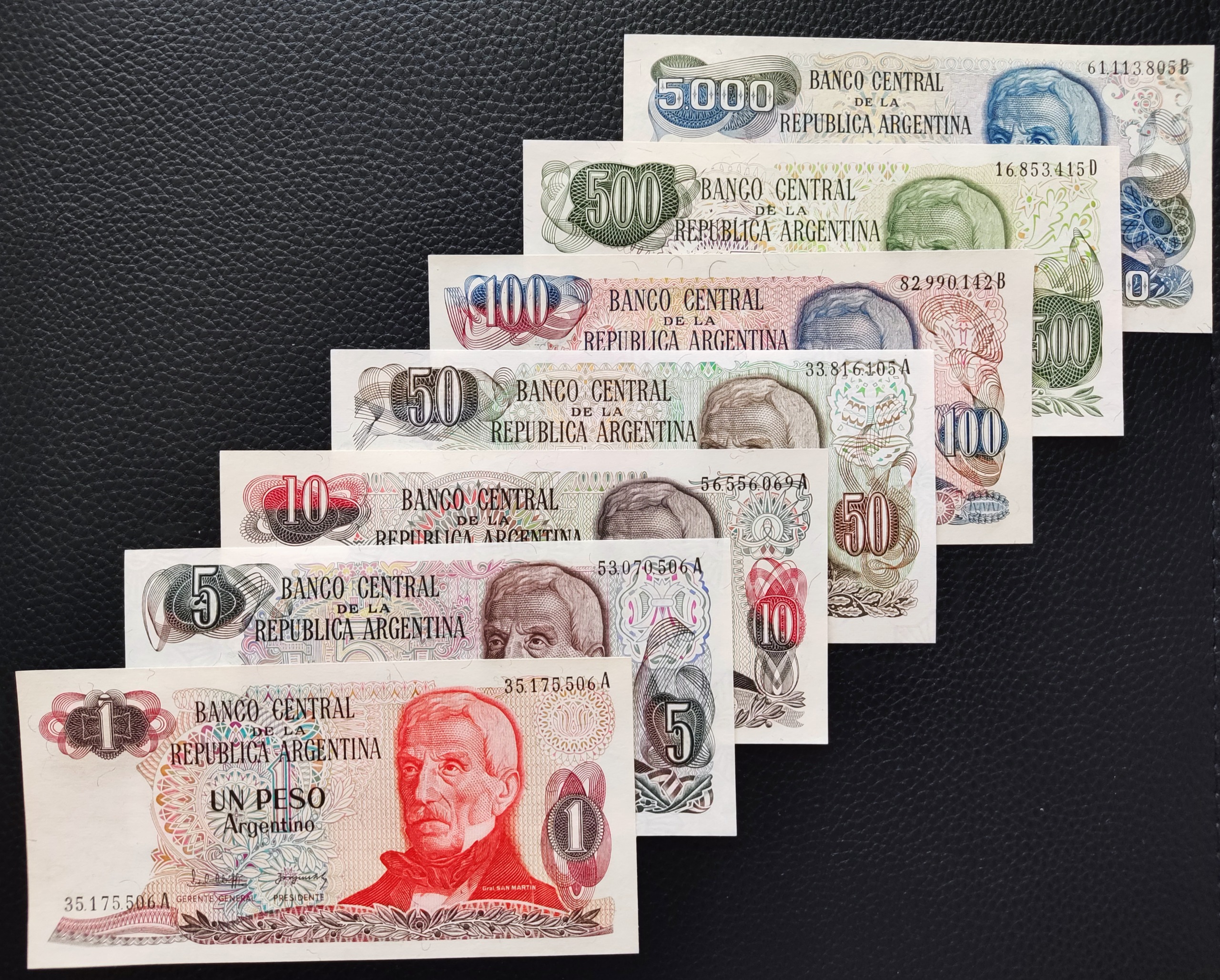 ست اسکناس خارجی کمیاب ( آرژانتین )