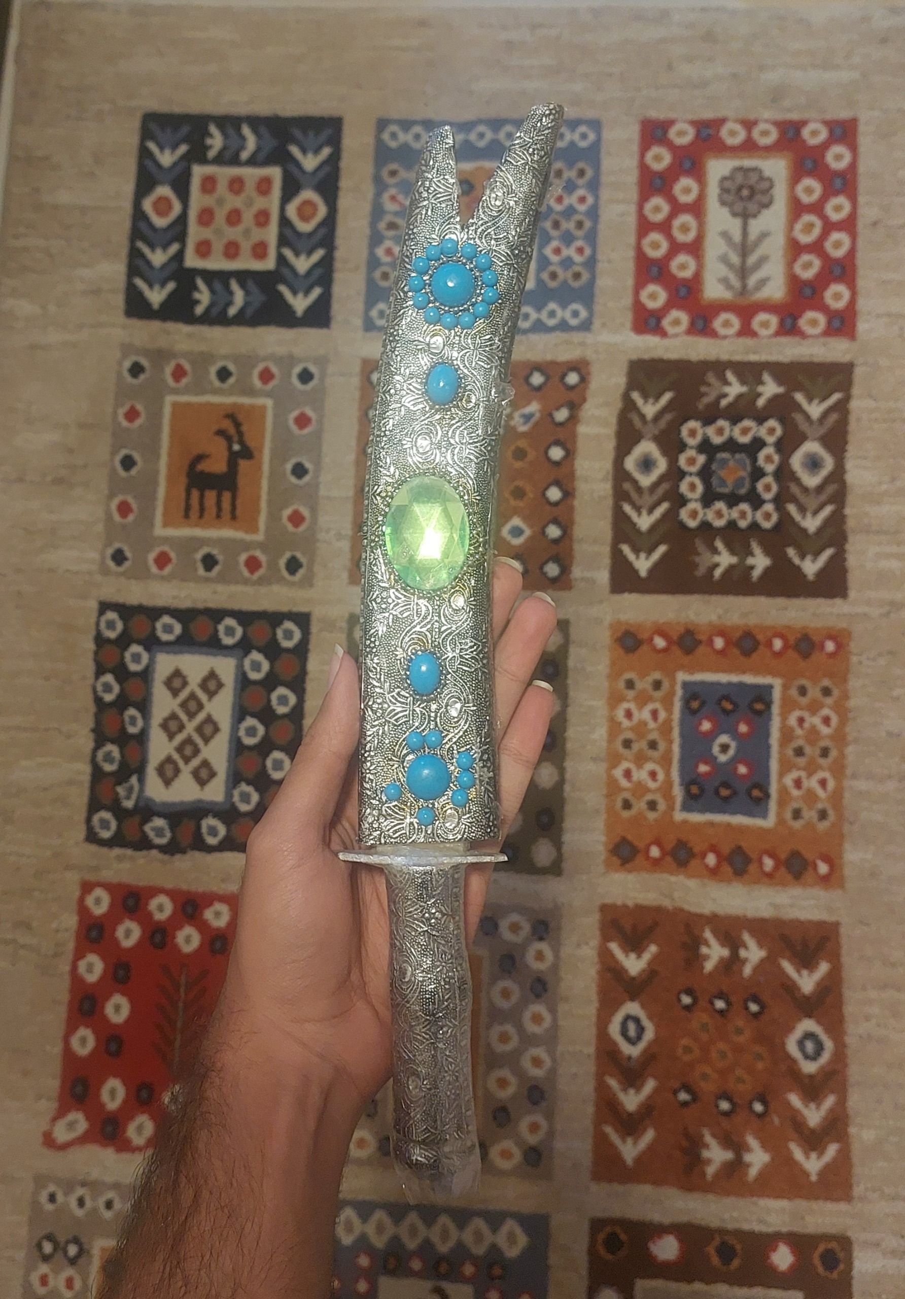 چاقو دو سر عربی با غلاف