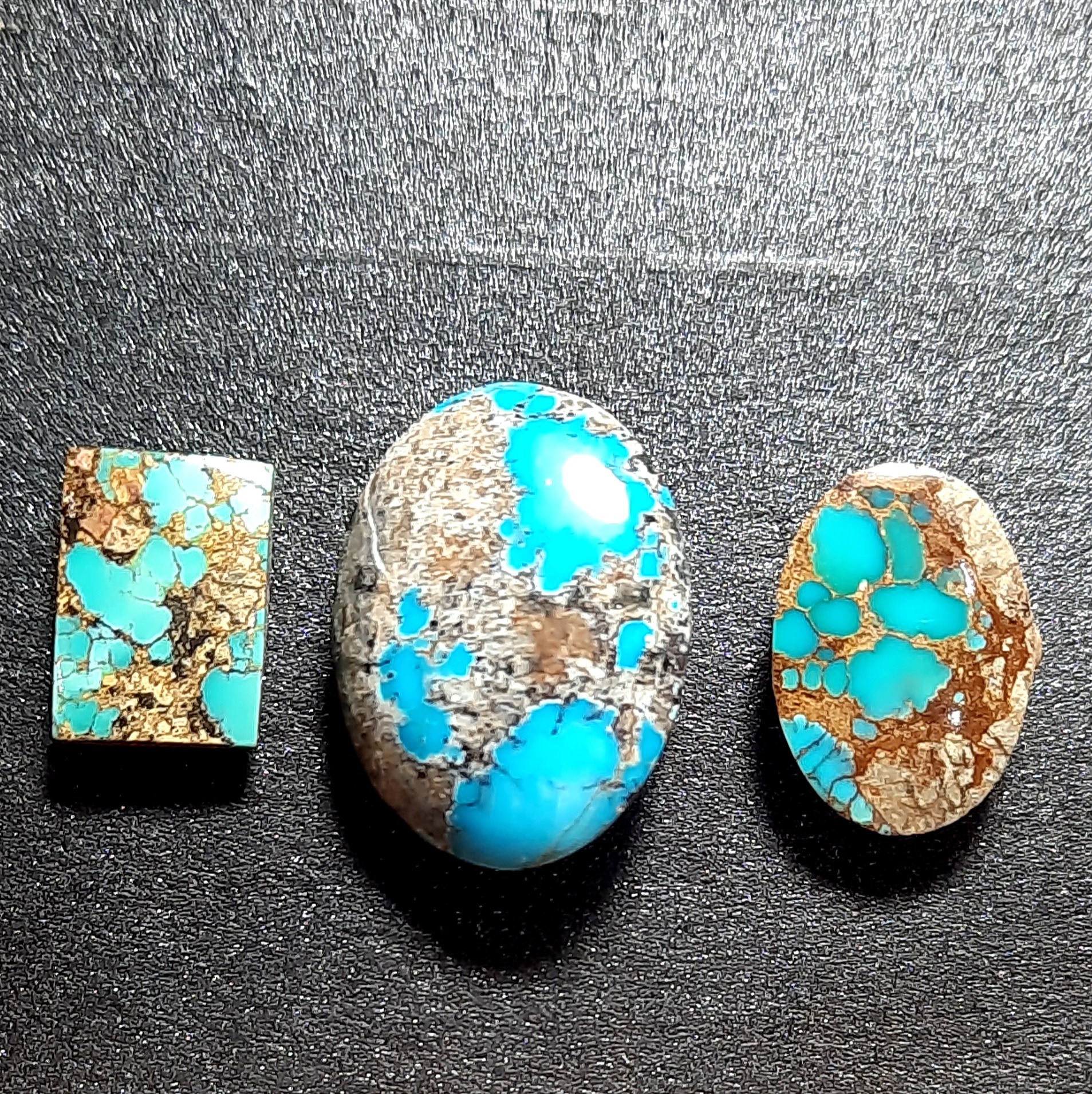 مجموعه3عددی فیروزه معدنی نیشابور.کد117