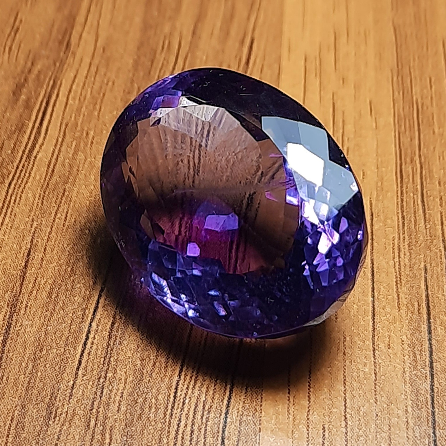 آمیتیست استثنایی معدنی برزیلی35قیراطی