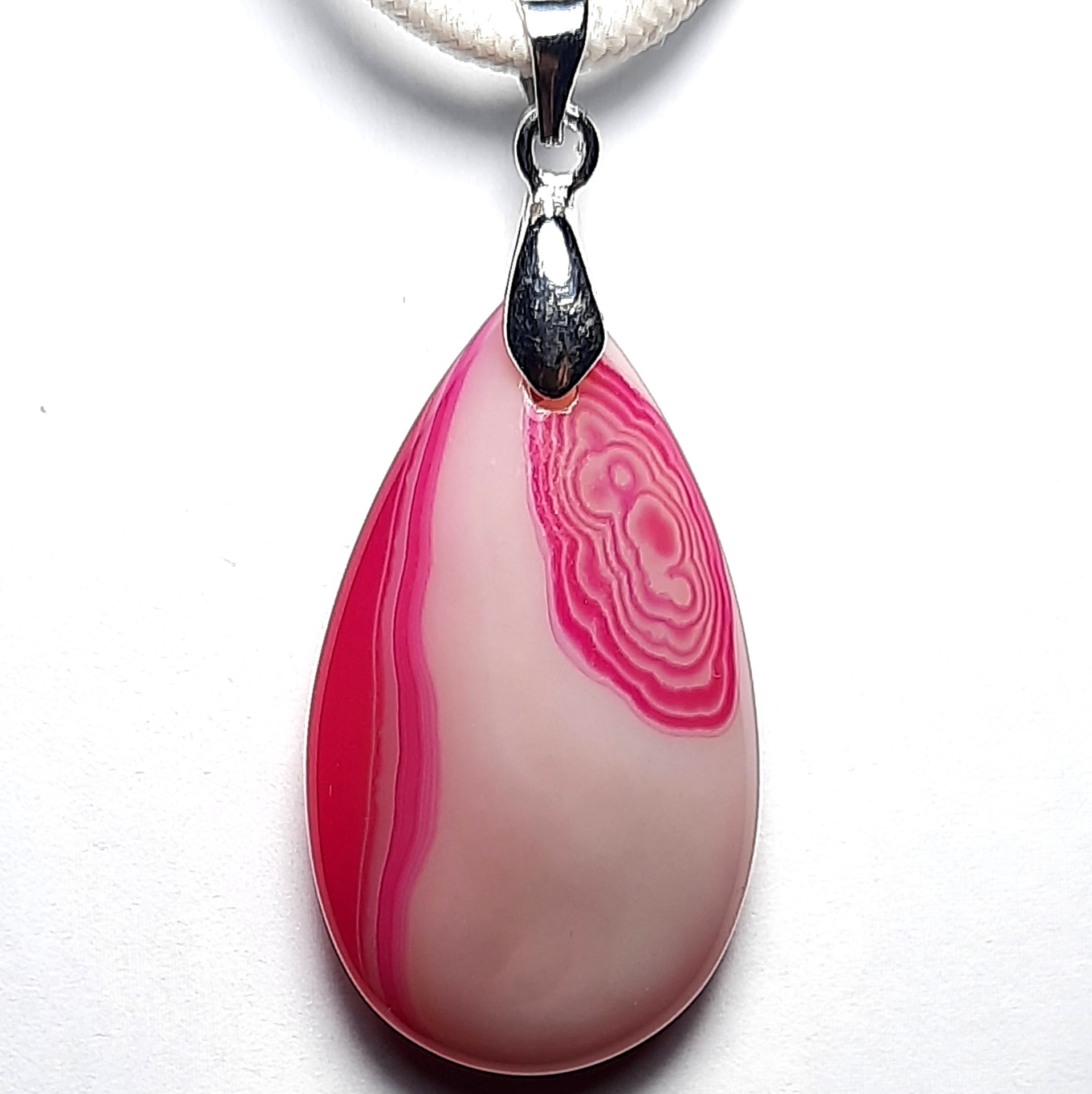 آویز عقیق معدنی.کد23