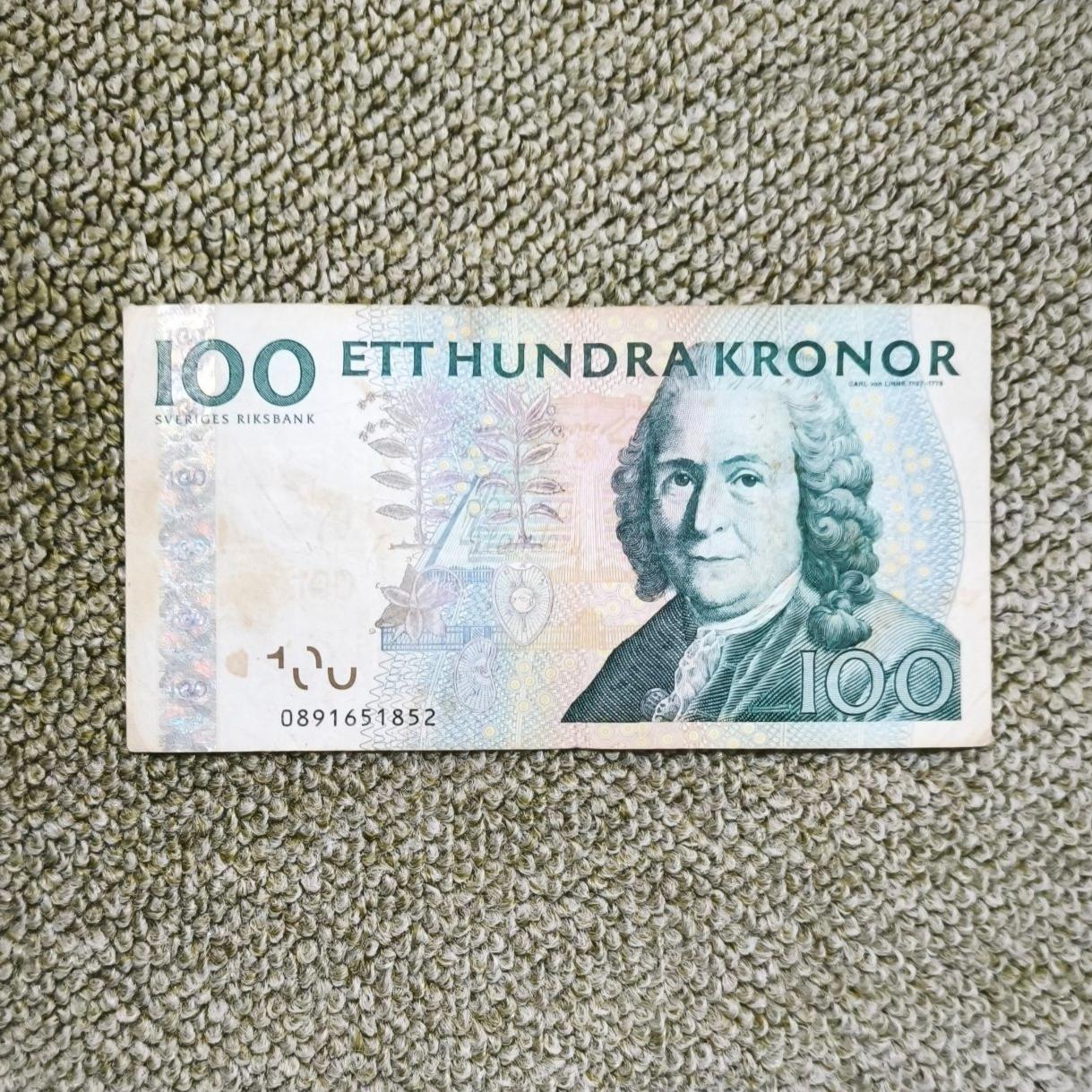100 کرون سوئد