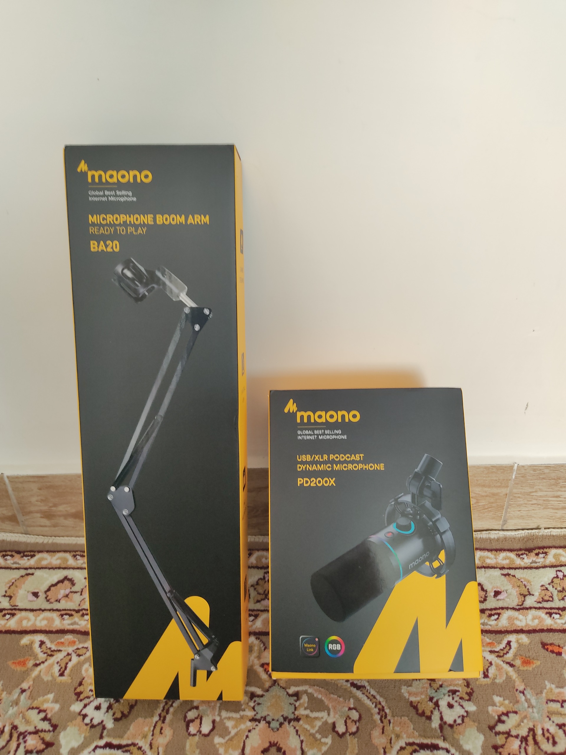 ست کامل میکروفون Maono Pd200x با پایه