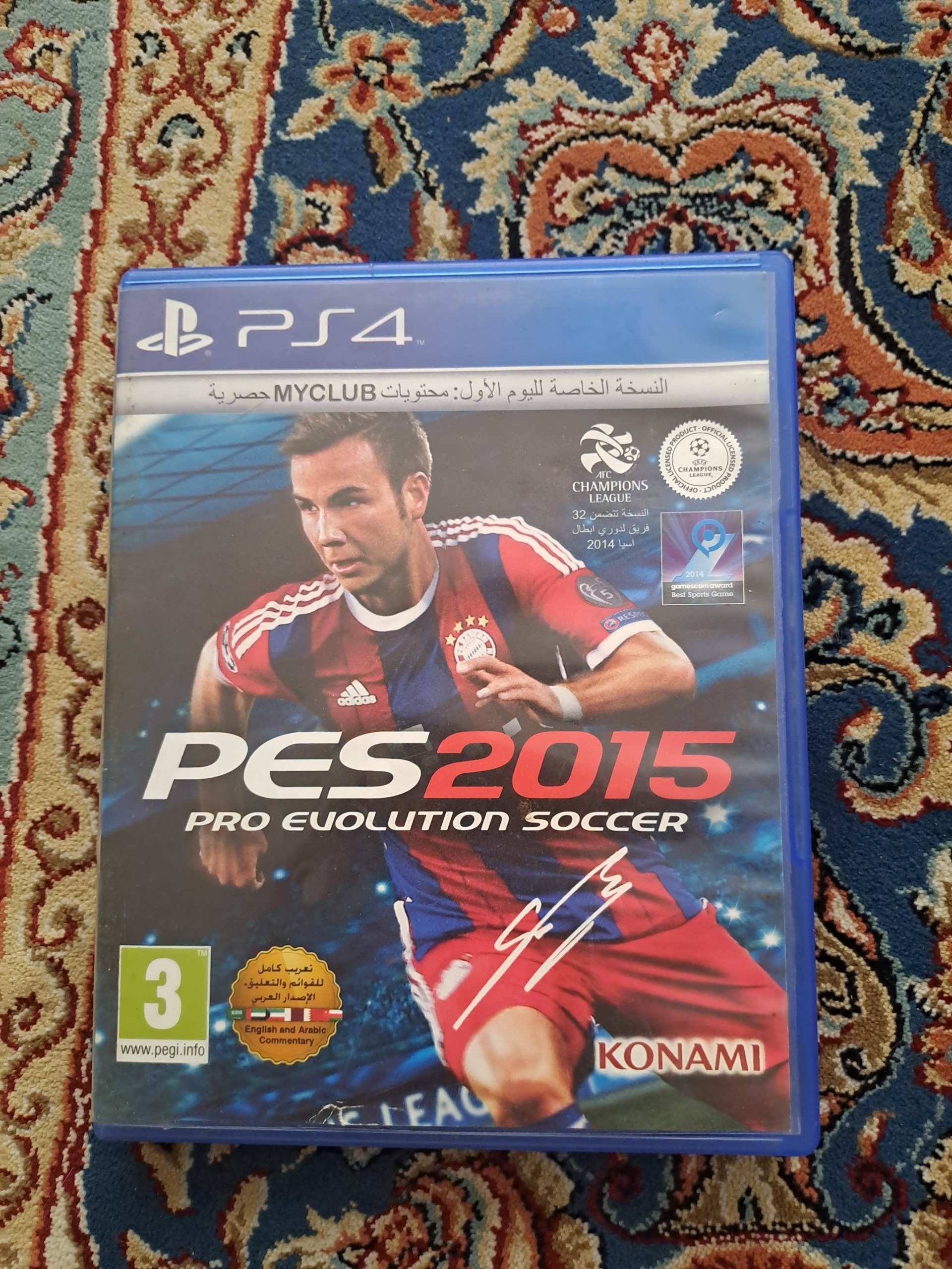 بازی pes 15 ps4
