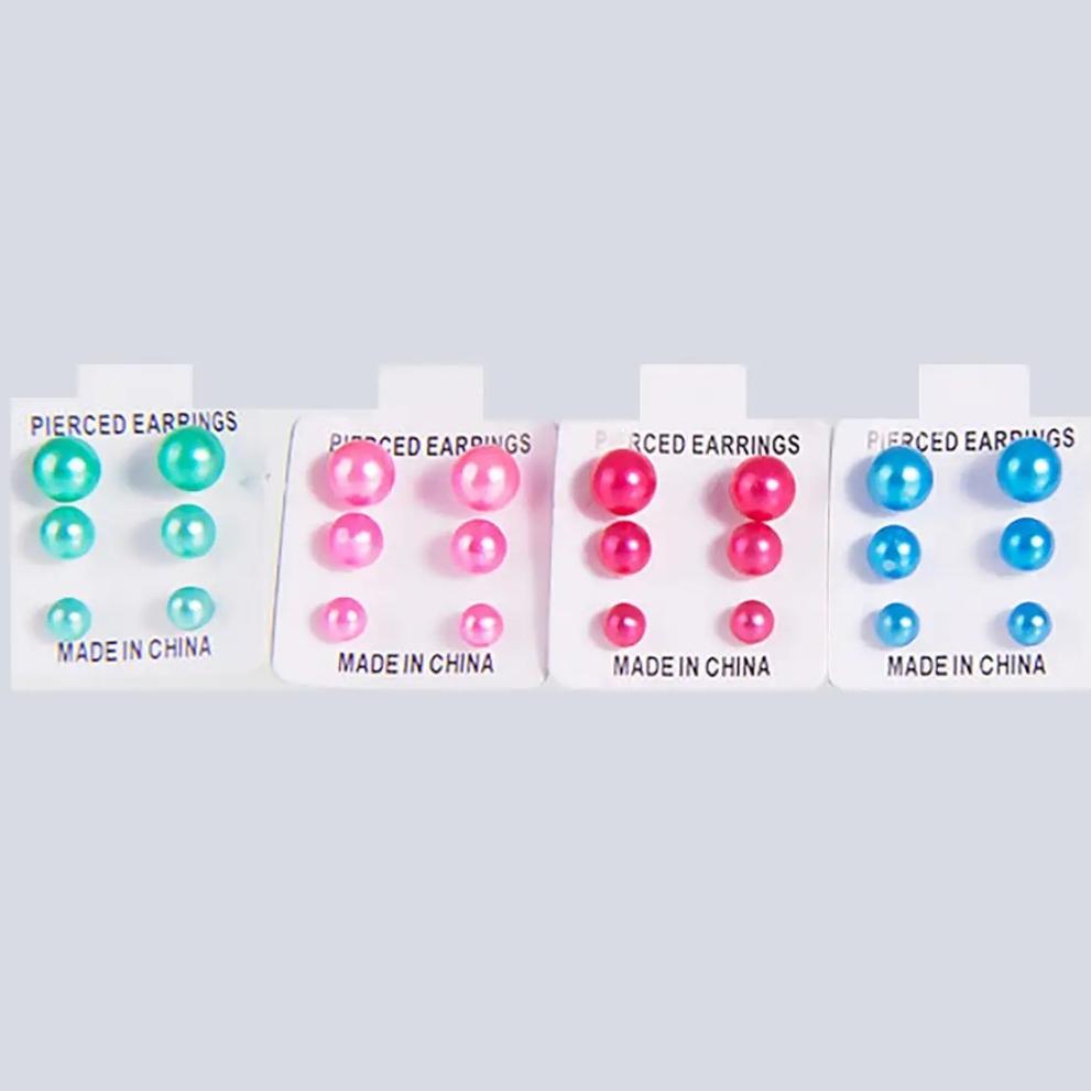 سه جفت گوشواره طرح مروارید