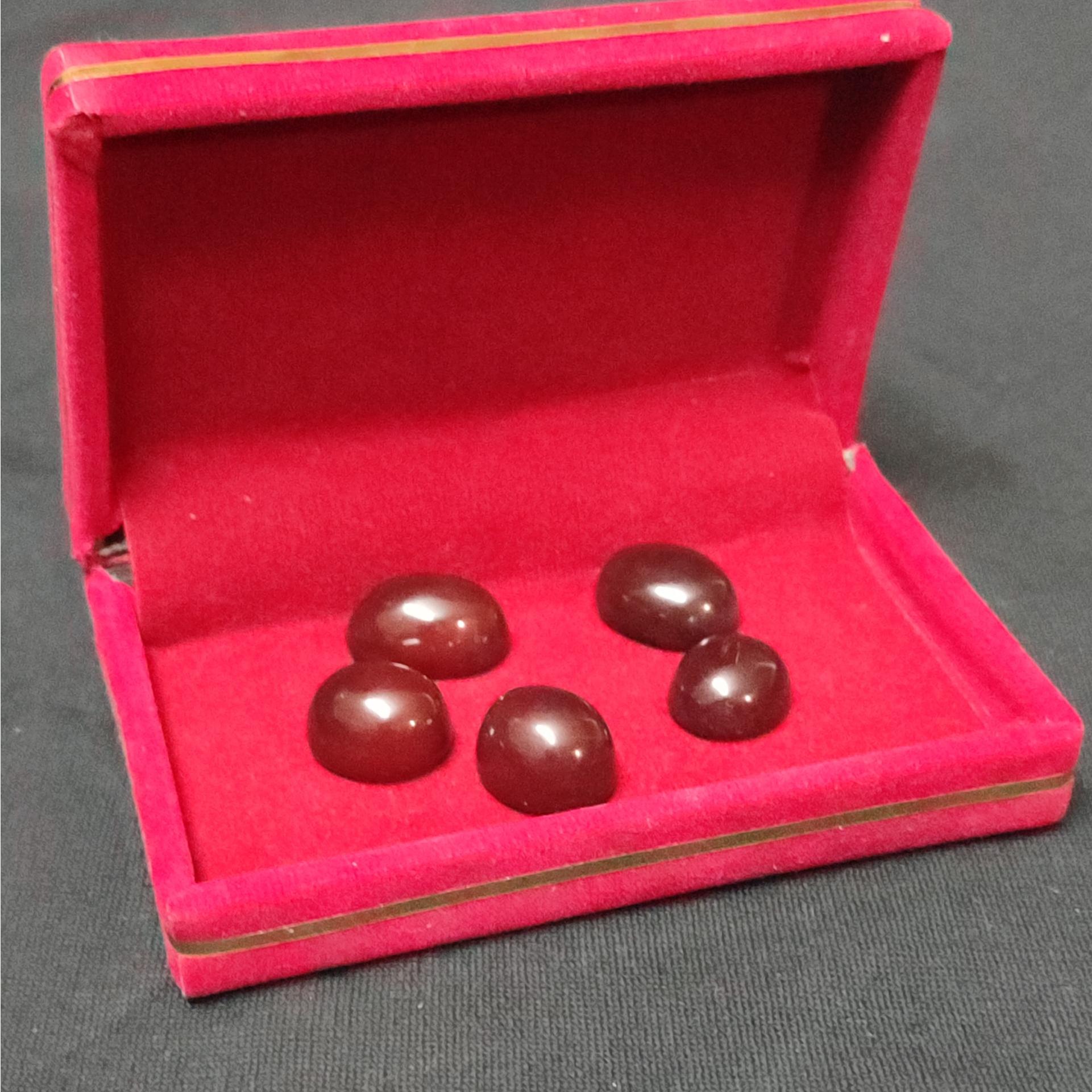 نگین عقیق سرخ درجه یک