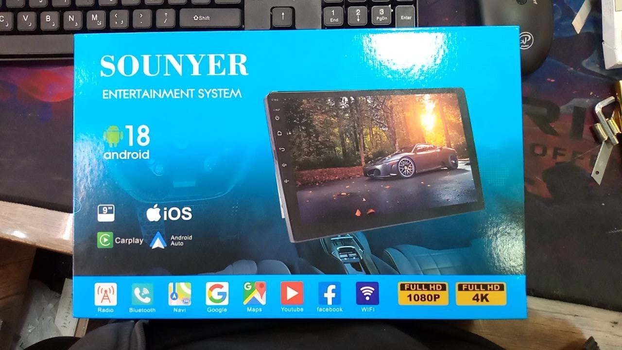 مانیتور خودرو9 اینچی برند SOUNYER