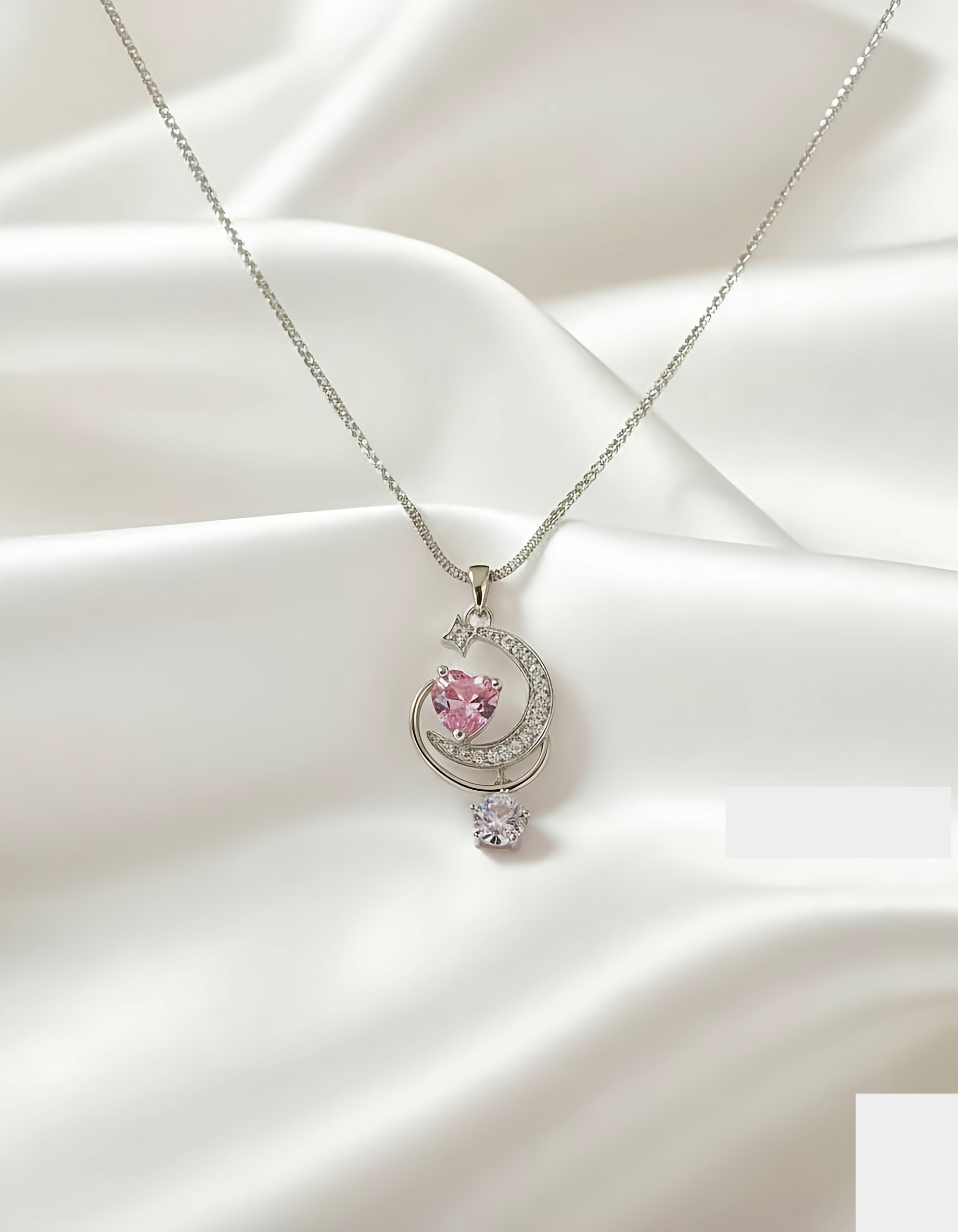 آویز پلاک گردنبند استیل ماهدخت